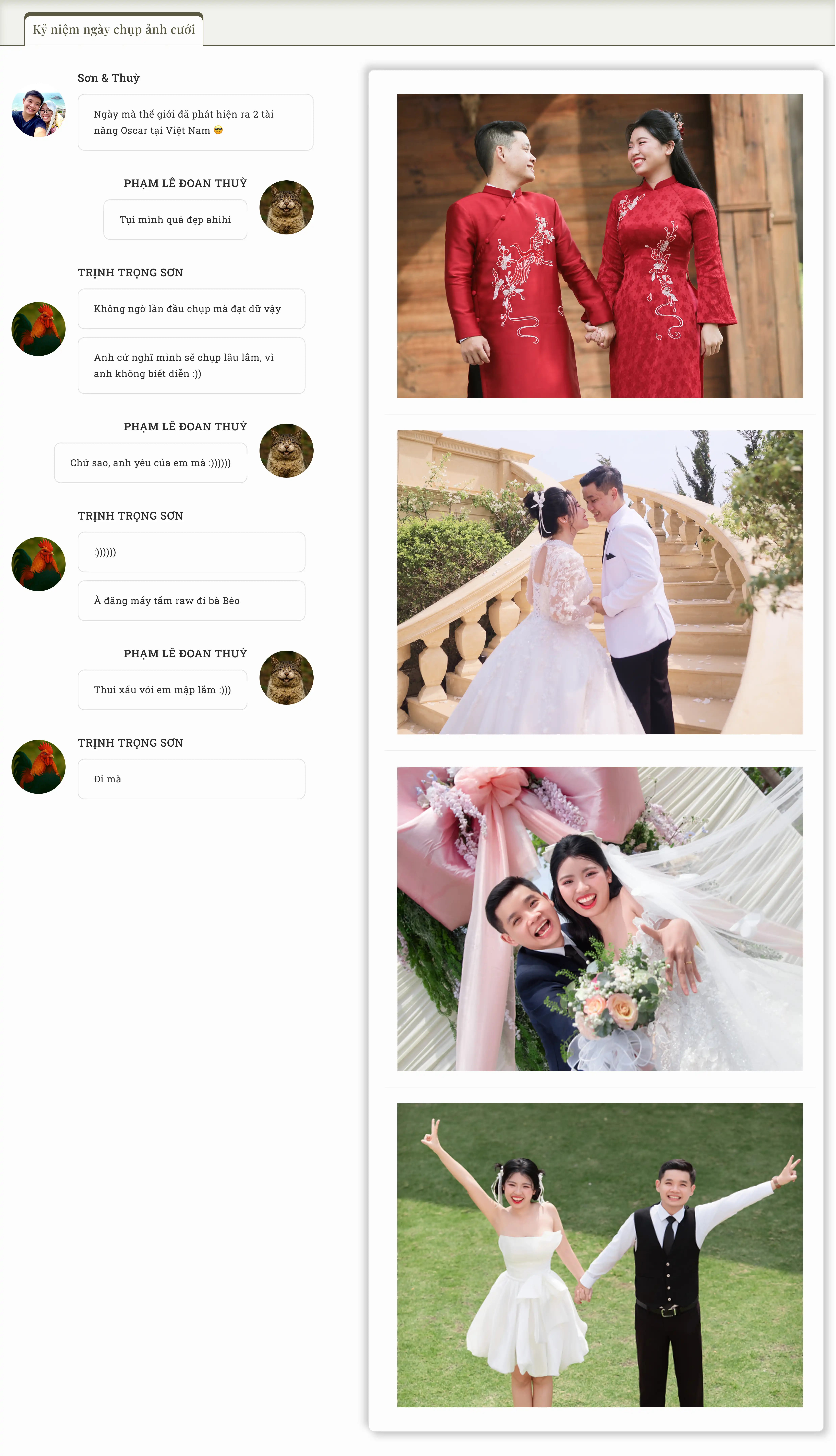 Our pre-wedding photos